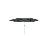 Sens Sonnenschirm Marbella 450x270cm Anthrazit - afbeelding 1