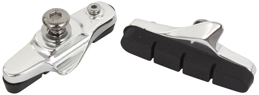 Quaxar Shimano Road Alu-Cartridge-Bremsschuhe Silber