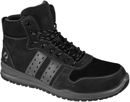 Schnellarbeitsschuh Sport qs0911 s3 | schwarz grau | Größe 37 - 00.114.007.37