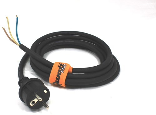 Qwattpro Verbindungskabel kl.i 5m 3g1,5 h07rn-f schwarz IP44 - 2511124 - 2511124