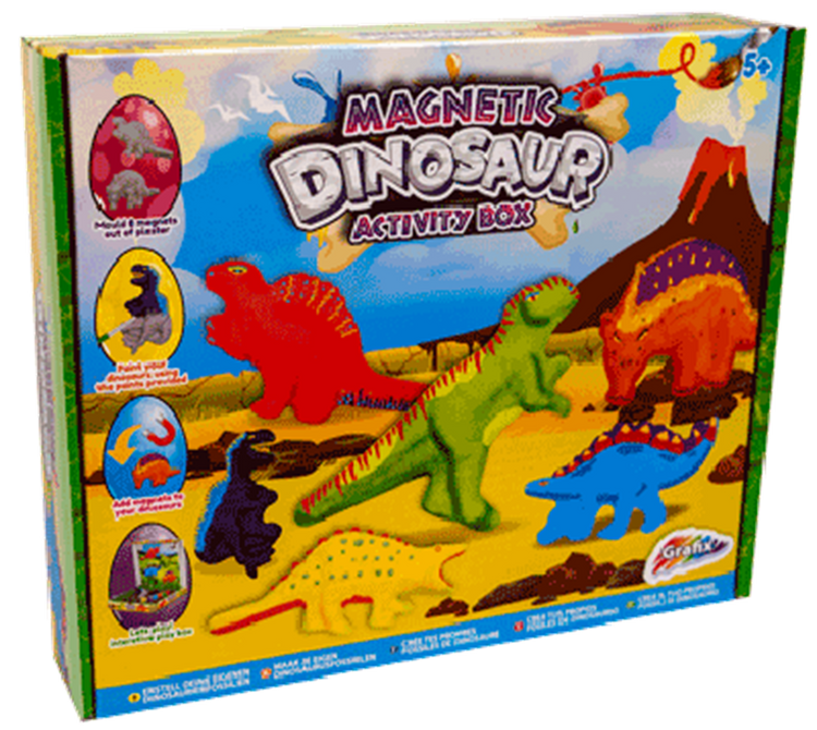 Grafix magnetische Dino-Aktivitätsbox
