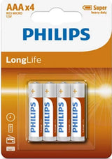 Philips Batterie Long Life AAA 12x4Stk - afbeelding 1
