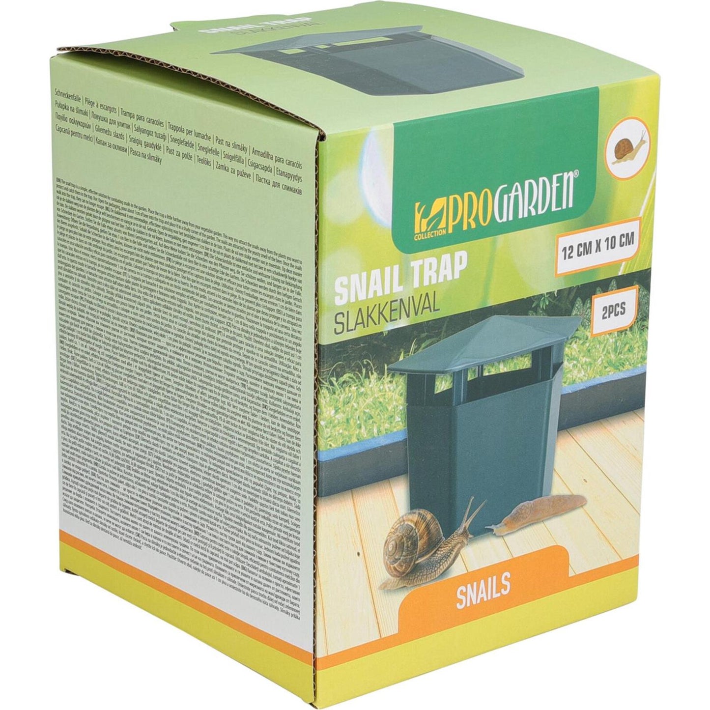 Pro Garten-Schneckenfänger grün, 2er-Set