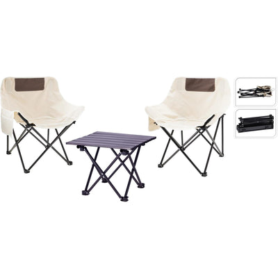 Campingset Metall 3-teilig