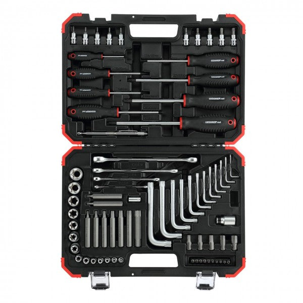 Gedore Red Montageset TX in Koffer 1 2 Zoll Silber 75-Stück