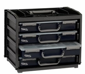 Raaco praktische Box mit 4 Fächerboxen Silverline – 139113 – 139113