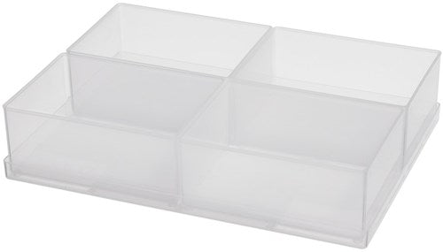 Raaco Insetboxen 55 a7-1, (4 Stk.) auf Tablett - 136471 - 136471