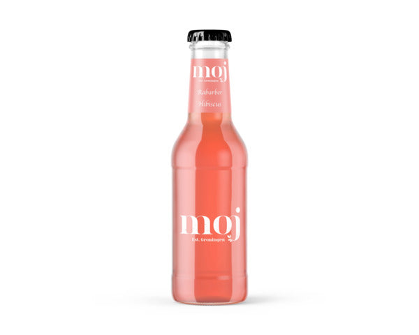 Moj Rhabarber-Hibiskusglas (12x 20cl)
