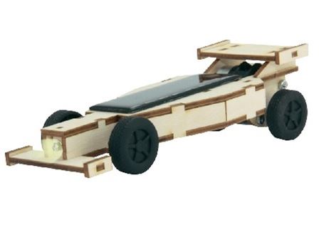 Salexpert Building Package Racing Car auf Solarenergie groß