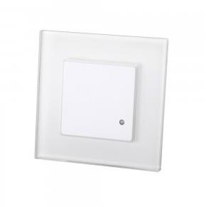 Radar-Bewegungsmelder für Wandeinbau, weißes Glasdesign – 3900319