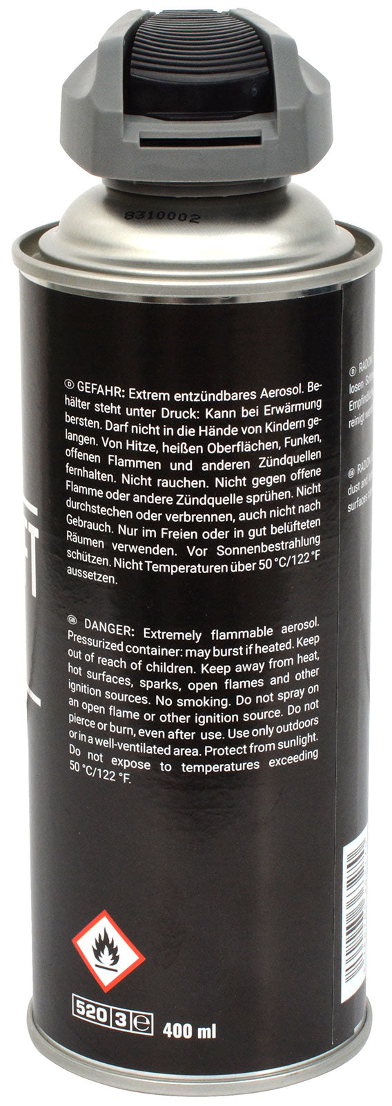 Radon-Druckluftspray 400 ml