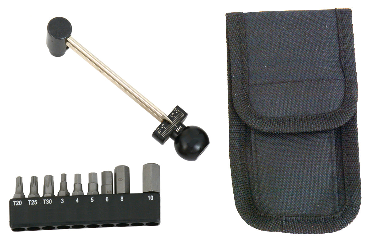 Radon Comp Mini Drehmomentschlüssel-Set 1 4 1-10 Nm inkl. Bits