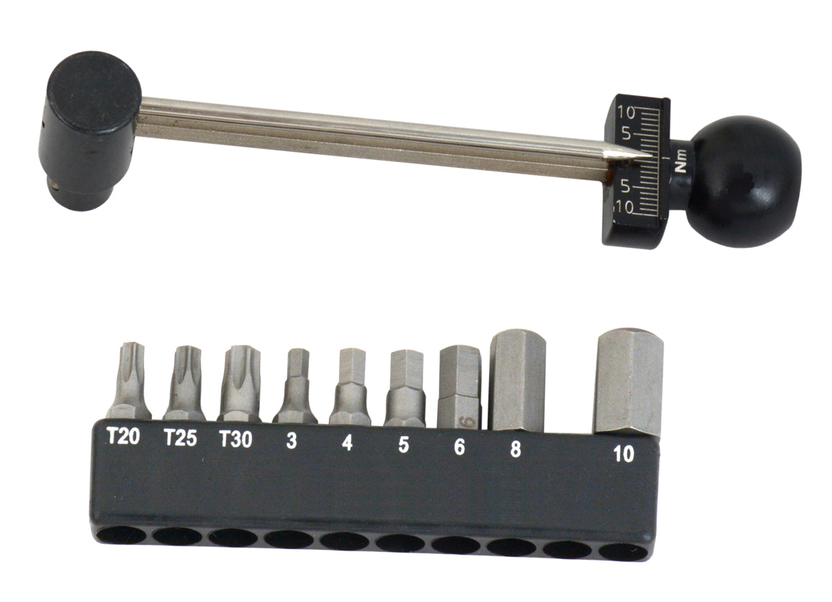 Radon Comp Mini Drehmomentschlüssel-Set 1 4 1-10 Nm inkl. Bits