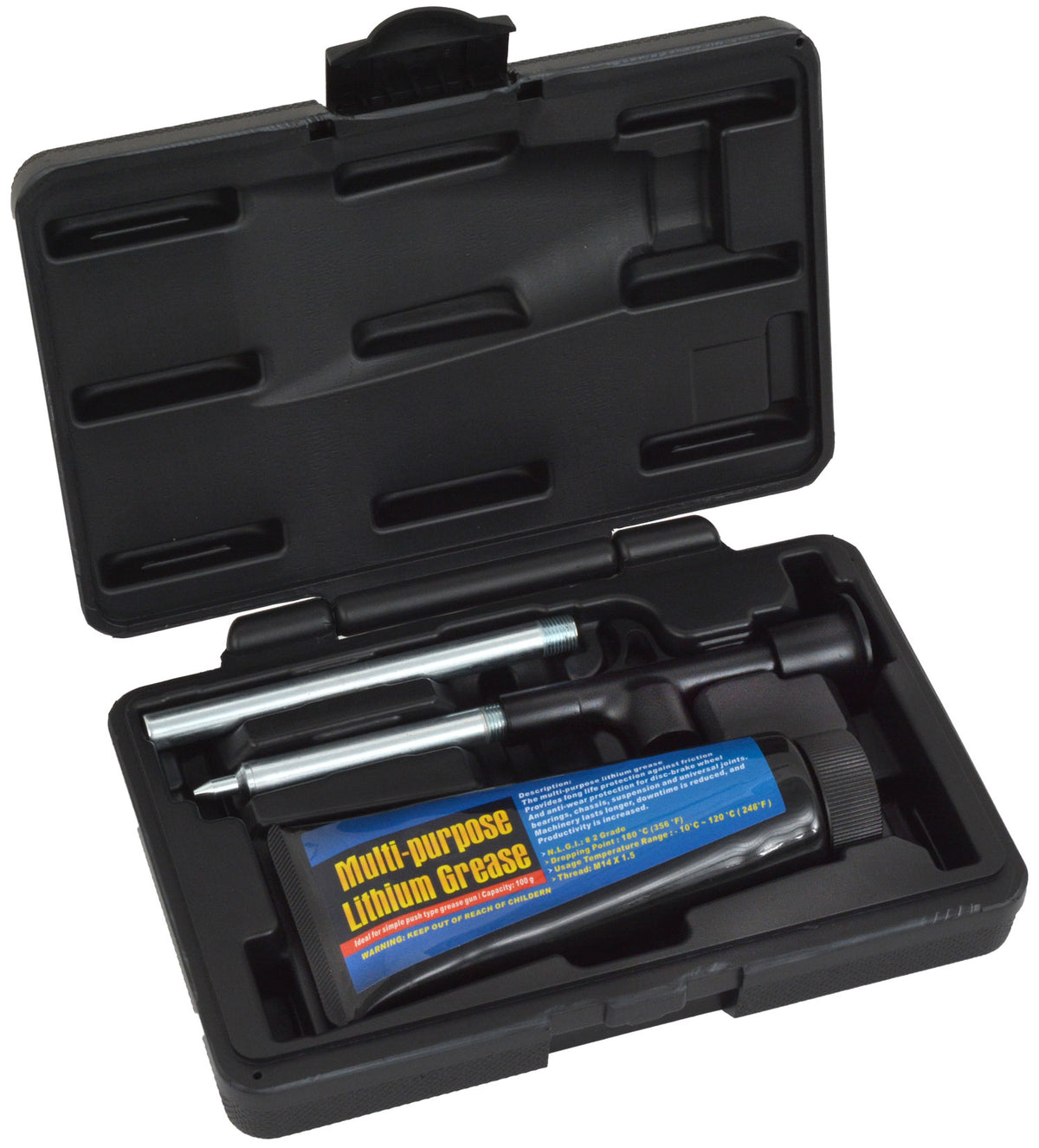 Radon Premium-Fettpresse + Fettschlauch-Set