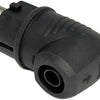 Schutzleiterstecker Gummi abgewinkelt abl - 6141230