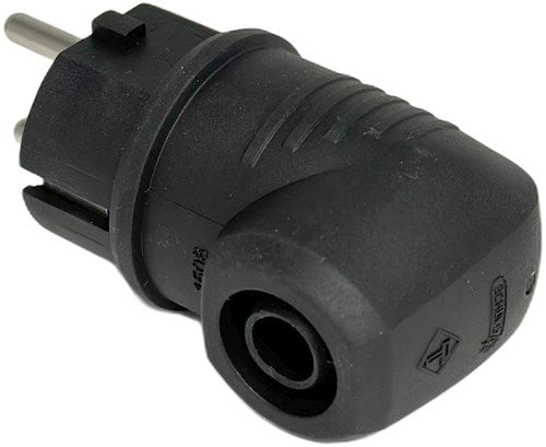 Schutzleiterstecker Gummi abgewinkelt abl - 6141230