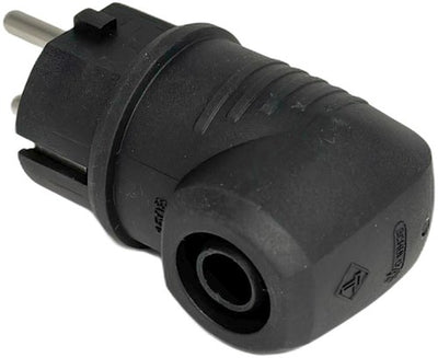 Schutzleiterstecker Gummi abgewinkelt abl - 6141230