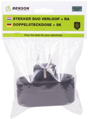 Stecker Übergang schwarz