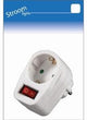 Erdungsstecker-Adapter mit weißem Schalter – 6640890