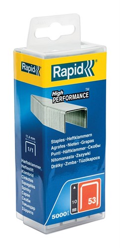 Rapid Nr. 53 dünne Drahtklammern 10 mm, 5.000 Stück - 40303085 - 40303085