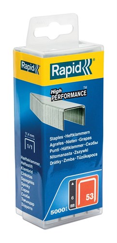 Rapid Nr. 53 dünne Drahtklammern 6 mm, 5.000 Stück - 40303083 - 40303083