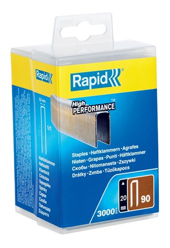 Rapid Nr. 90 schmale Sattelstiche 20 mm, 3.000 Stück - 5000123 - 5000123