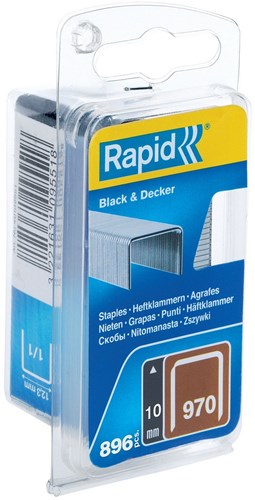 Rapid Nr. 970 Flachdrahtklammern 10 mm, 900 Stück - 40109551 - 40109551
