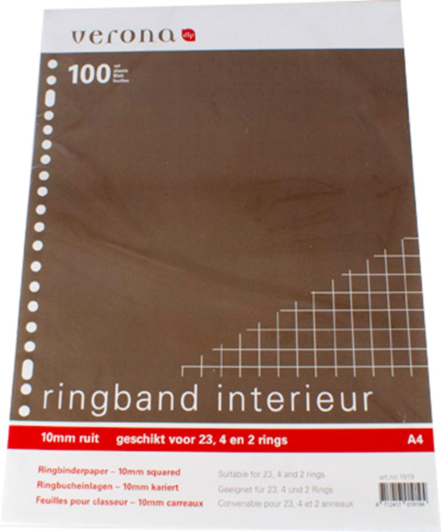 Ringbuch innen A4 23r kariert 10mm 100