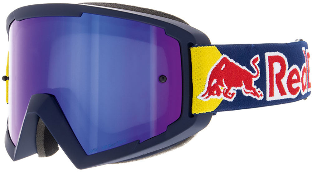 Red Bull Spec Brillen Whip-001 Smoke mit blauem Spiegel – MX-Brille