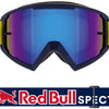 Red Bull Spec Brillen Whip-001 Smoke mit blauem Spiegel – MX-Brille