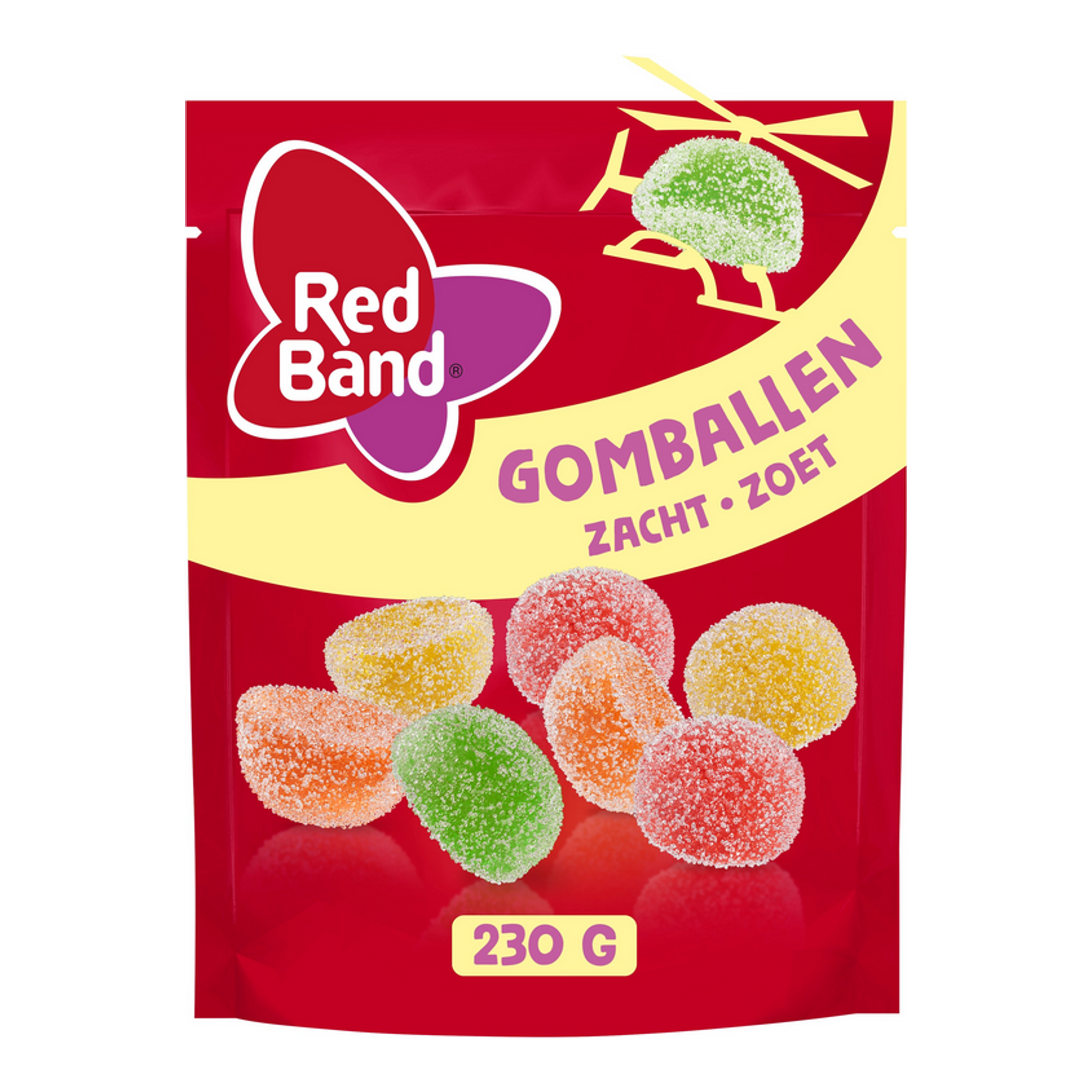 Kaugummikugeln mit rotem Band (10x 230gr)