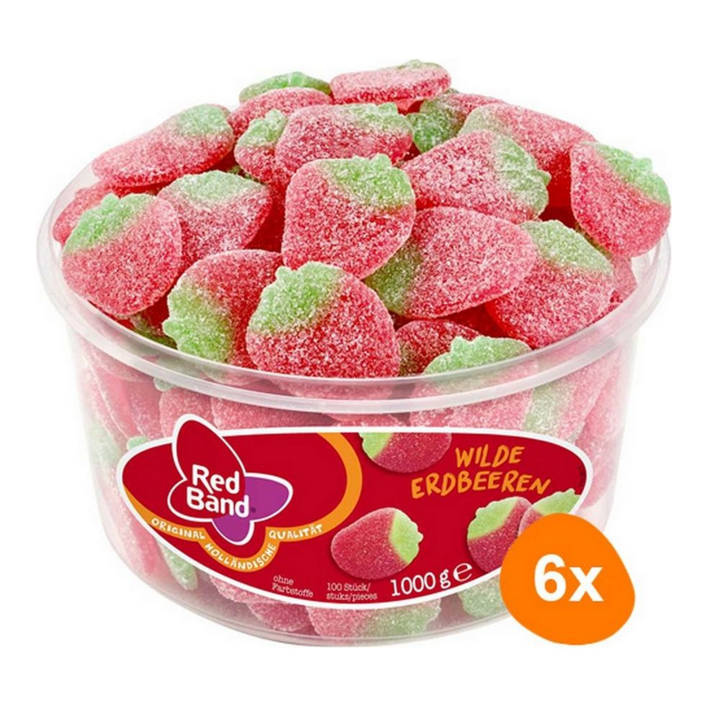 Rotband Rotband Walderdbeeren (6x 100 Stück)