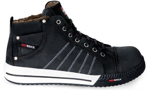 Redbrick Ice Sneaker High S3 gefüttert Schwarz – Größe 39 – 11.083.037.39