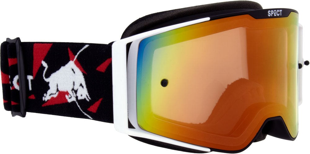 Red Bull Spec Eyewear Torp-002 Rose mit silbernem Blitz – MX-Brille