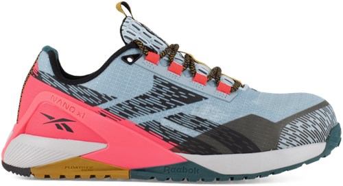 Reebok Arbeitsschuh Nano IB382 S1PS | blau rosa | Größe 39 - 690774734883