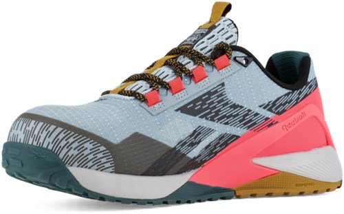 Reebok Arbeitsschuh Nano IB382 S1PS | blau rosa | Größe 42 - 690774734913