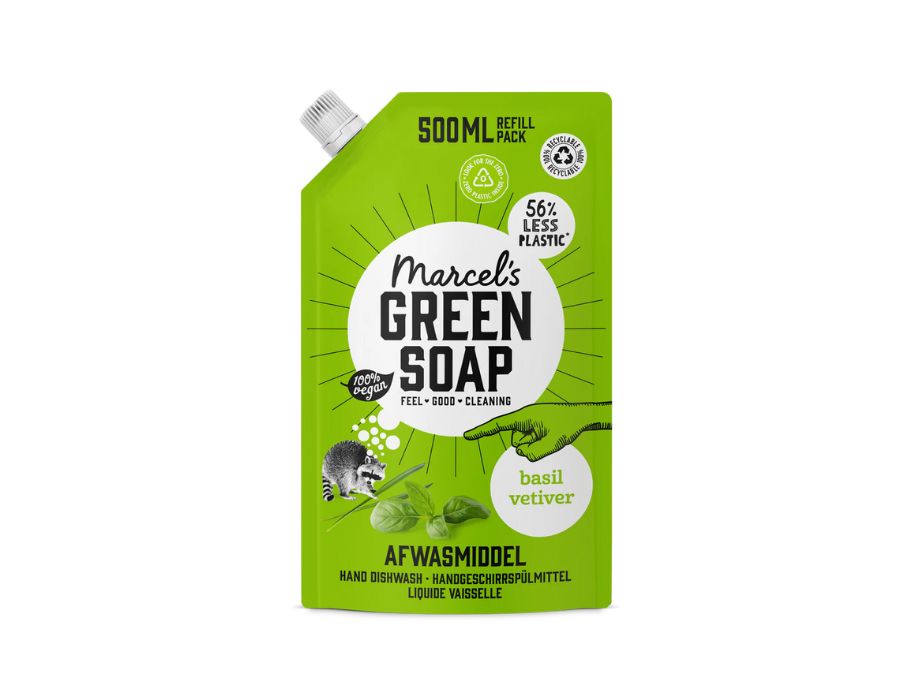 Marcels Green Soap Nachfüllwäsche oberer Basilikum Vetiver 500 ml