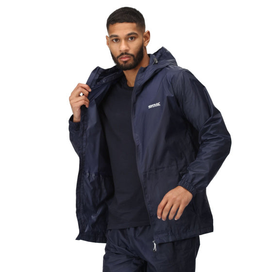 Regatta Jacket III wasserdichte Outdoorjacke dunkelblau Größe L