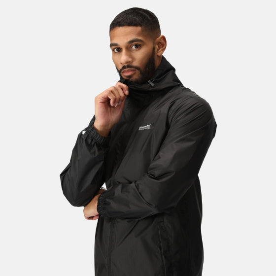 Regatta Jacke III wasserdichte Outdoor -Jacke Schwarz Größe m