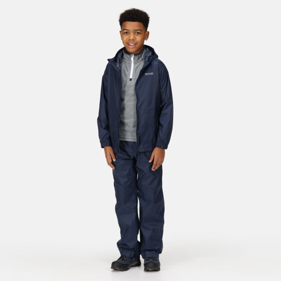 Regatta Pack It III mackintosh Jungen dunkelblau Größe 9-10 Jahre