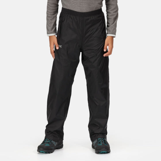 Regatta Regenhose Pack It junior schwarz Größe 9-10 Jahre