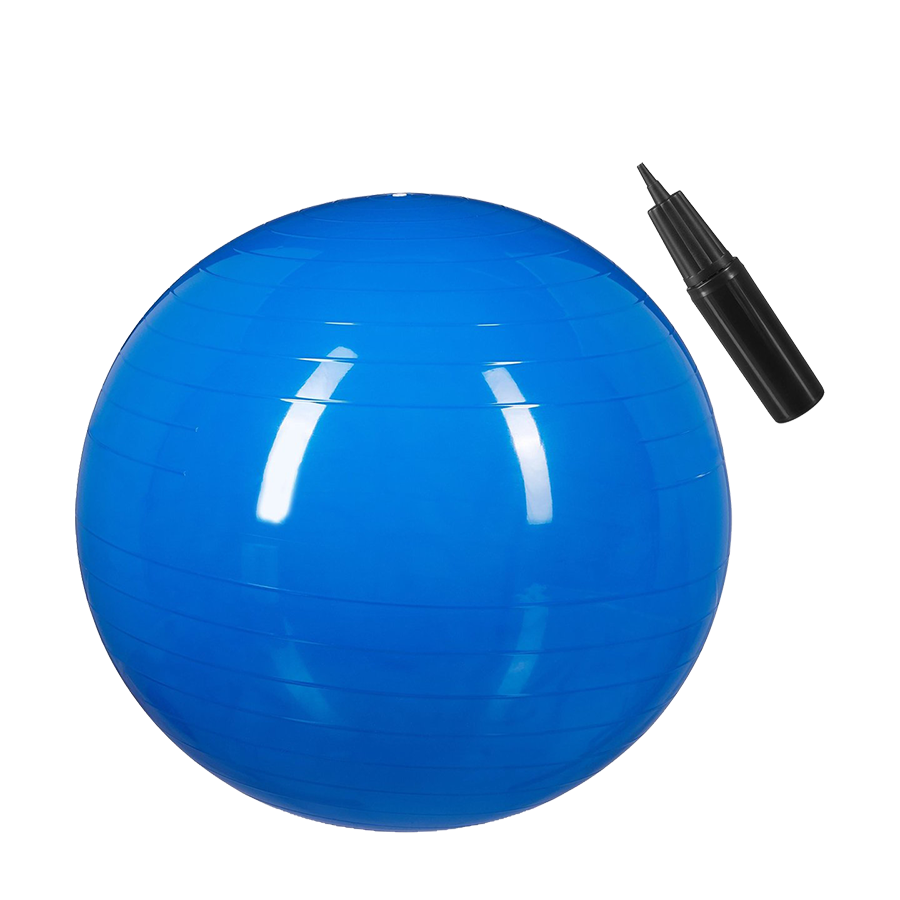 Relaxdays Gymnastikball blau ø55cm