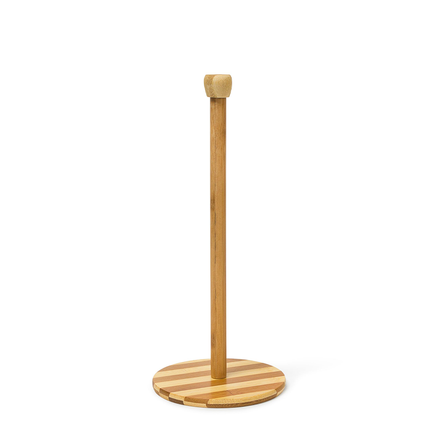Imp relaxdays Küchenrollenhalter Bambus 32cm
