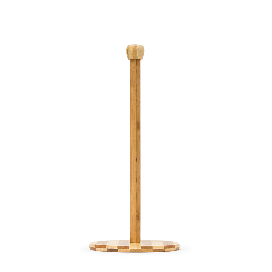 Imp relaxdays Küchenrollenhalter Bambus 32cm