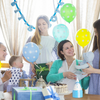 Relaxdays Partyset Geburt Junge 19-teilig