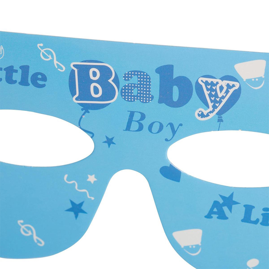 Relaxdays Partyset Geburt Junge 19-teilig