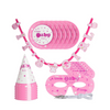 Relaxdays Partyset Geburt Mädchen 19-teilig