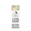 Rentier LED weiß 50 LEDs 45cm