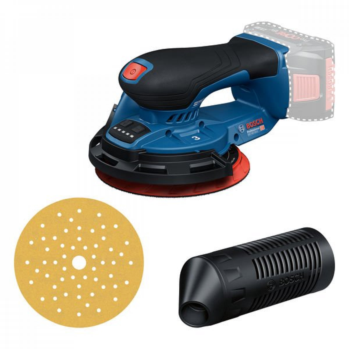 Bosch Blue Gex 18V-150-3 Akku-Exzenterschleifer | ohne Akku und Ladegerät – 0601372904