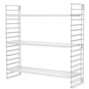 Tomado Bücherregal Retro Schwarz 70x21x68cm